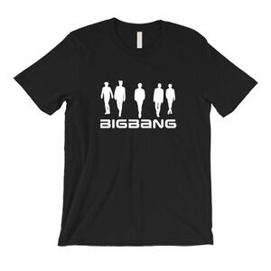 Bigbang Members Shadow K Pop Group Graphic Streetwear T-Shirt